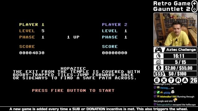 RGG S02E156 - Aztec Challenge (C64) смотреть онлайн