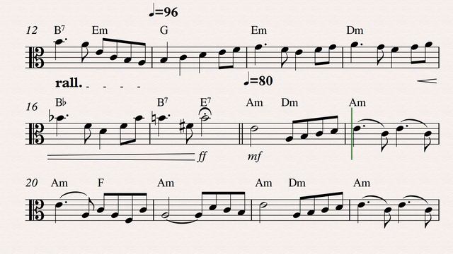 Score: Swan Lake (Tchaikovsky) - Viola смотреть онлайн