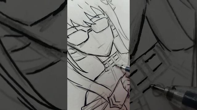 cute sketch of yor forger || Art Today || #drawing #anime #yorforger смотреть онлайн