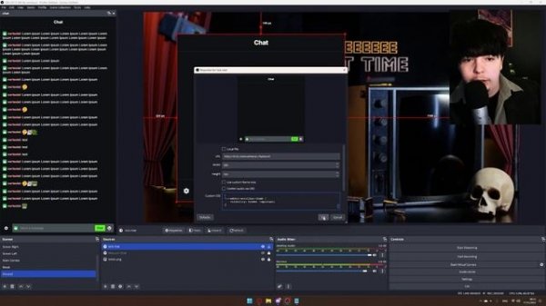 How to setup KICK.COM chat in OBS