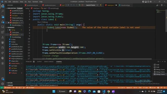 Java Lec9=Java/SwingLibrary/frame/label/panel in java смотреть онлайн