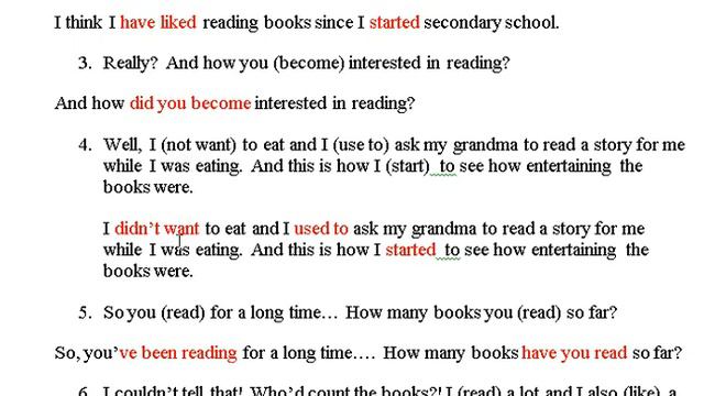 Rezolvare exercitii Present Perfect Simple - Continuous - Past Simple смотреть онлайн
