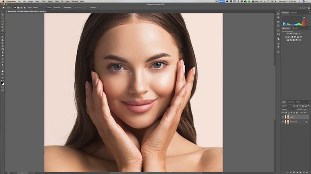How to Remove DARK CIRCLES Under a Person's EYES with PHOTOSHOP смотреть онлайн