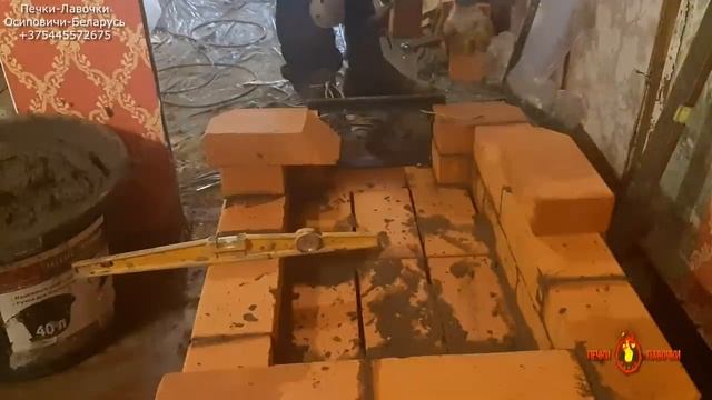 Новая печь Малютка с плитой духовкой из кирпича своими руками, с секретом внутри. смотреть онлайн