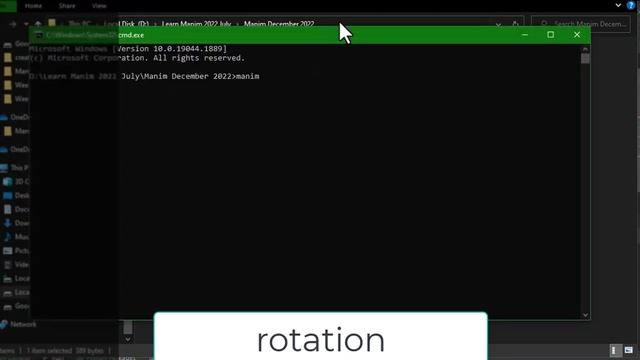 Simple code for Beginners How Create Triangle || Color Change | Rotation - Manim (python) смотреть онлайн