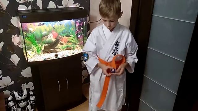 Как завязать пояс каратэ Кёкусинкай смотреть онлайн