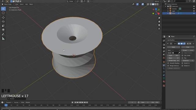 Blender 2.81 Модификаторы Remesh, Screw и Skin смотреть онлайн