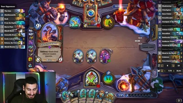 New Pirate Rogue Is FUN! Tickatus Rogue, But Better? Voyage to the Sunken City | Hearthstone смотреть онлайн