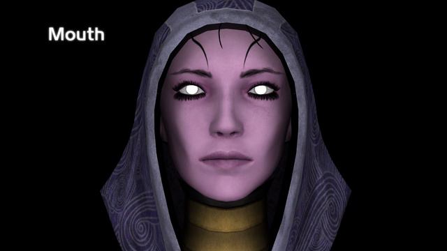ME3 - Tali Face mod - Face animation tests смотреть онлайн