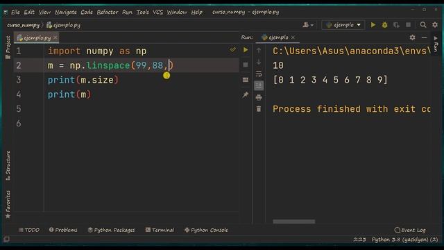 CURSO DE NUMPY BASICO ? usar funciones básicas en matrices смотреть онлайн