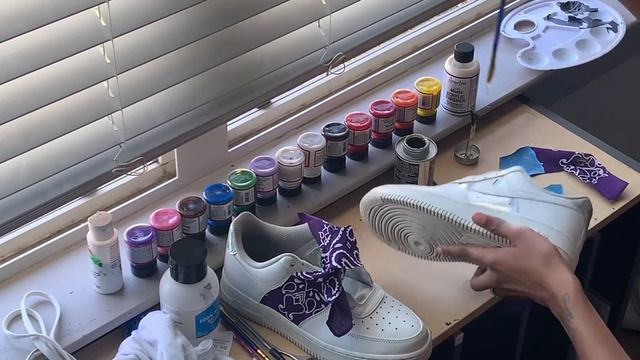 PURPLE BANDANNA CUSTOMS | AF1 смотреть онлайн