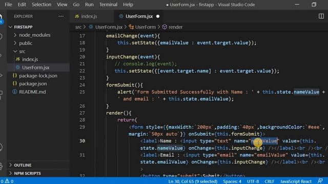 Forms in React js | Use single function for multiple elements of form in React.js in Hindi 2021 смотреть онлайн