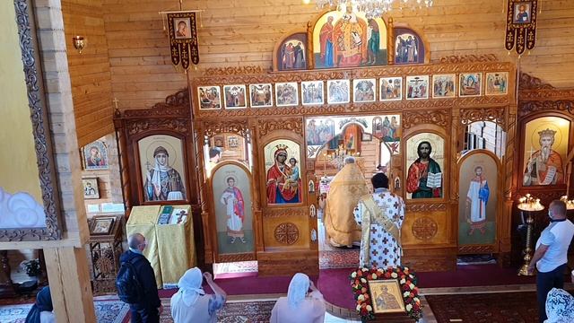 Божественная литургия 28 07 2020 Престольный праздник Храм рвнап князя Владимира Берлин смотреть онлайн