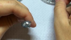 DIY Вечерний браслет Жгут из бисера и бусин Beaded bracelet harness tutorial Давай Порукоделим