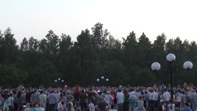 Сибирские просторы. В Томске открыли новый фонтан. смотреть онлайн