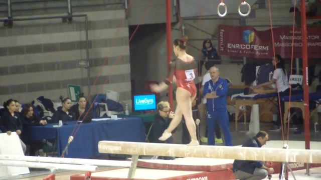 Erika Fasana - Trave - 1° prova serie A1 Ancona 2015 смотреть онлайн