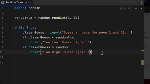 Random Number Generator | randint() | Guess the Number Game смотреть онлайн