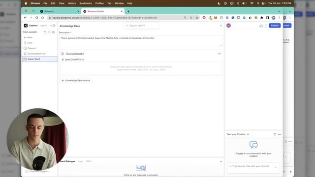 Building a Client's $3,500 AI Chatbot LIVE смотреть онлайн