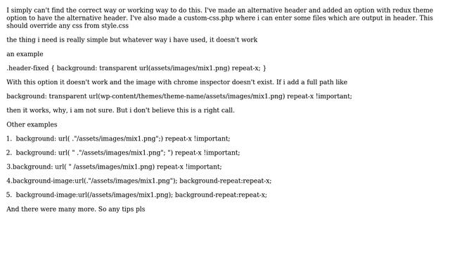 Wordpress: Background image call problem смотреть онлайн