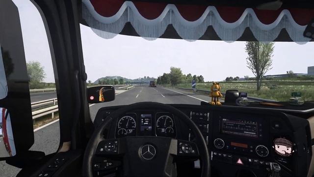 Euro Truck Simulator 2 | ETS2 1.47 | Mercedes Actros MP4 | Nurnberg (D) to Dortmund (D) смотреть онлайн
