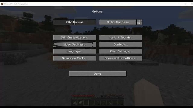 Minecraft Java Edition 1.16.5 .How to not shake hands in minecraft while your playing. смотреть онлайн