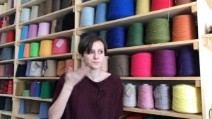 Стирка изделий из бобинной пряжи.