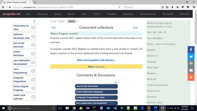 What is Program counter?
| javapedia.net смотреть онлайн