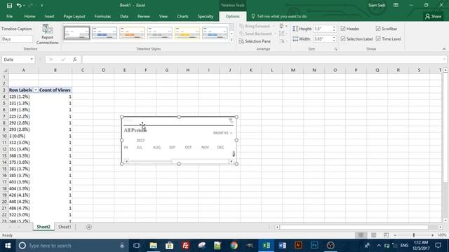 Microsoft Excel Tutorial Bangla 20-Use of Timeline смотреть онлайн