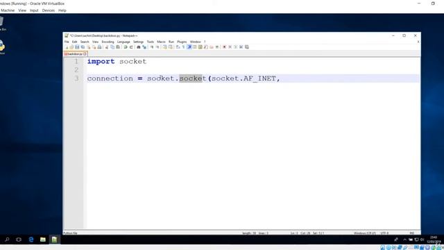 2 Backdoor and Socket Programming смотреть онлайн