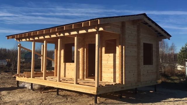 Хвойный Дом. Дачный дом из профилированного бруса 5 смотреть онлайн