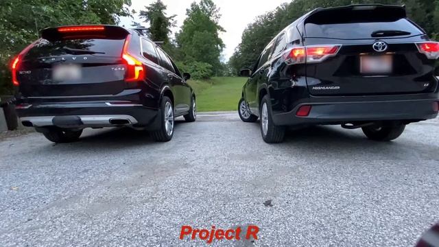 Volvo XC90 vs. Toyota Highlander - Rev Battle смотреть онлайн