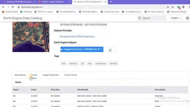 How to generate NDVI image of Sentinel Data with Python || Jupyter Notebook|| смотреть онлайн