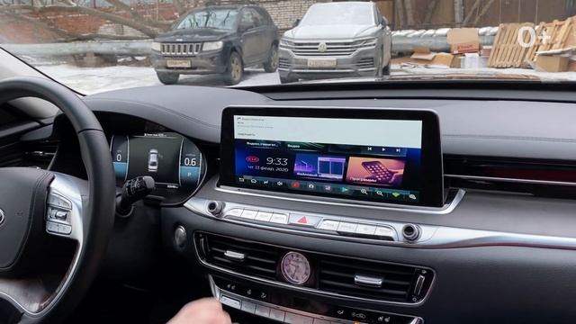 KIA K900 - дополнительная мультимедиа на штатный монитор