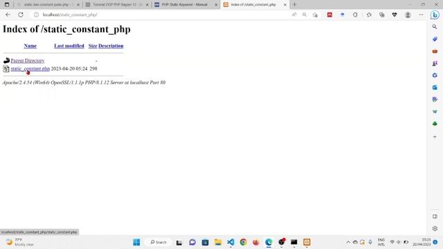 Static & Constant pada PHP смотреть онлайн