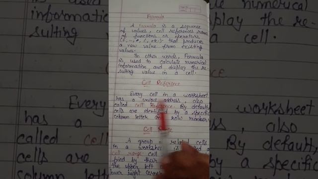 What is a formula? Define cell range and cell reference. @simanstudies #formula смотреть онлайн