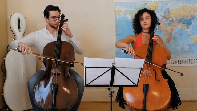 I Want To Hold Your Hand - The Beatles (Cello Duet) смотреть онлайн