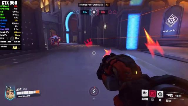 GTX 950 | Overwatch 2 - 1080p смотреть онлайн