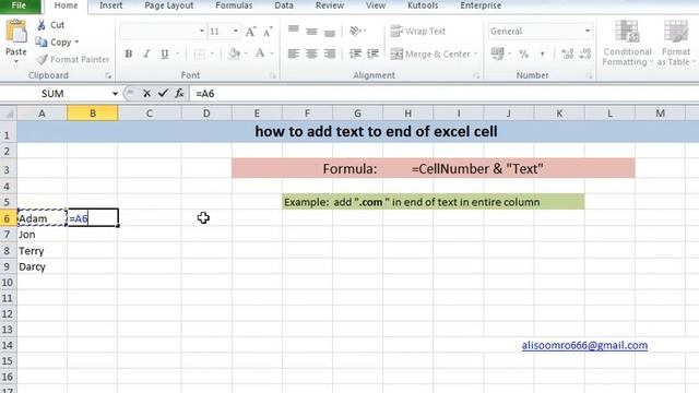how to add text to the end of all cells in excel , How to add text to end of excel cell, ms excel смотреть онлайн
