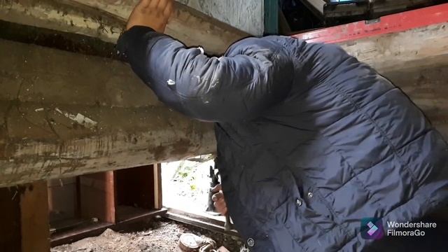 Ремонт полов,как поднять домкратом коридор... смотреть онлайн