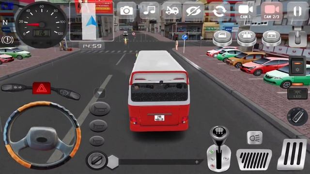 Minibus Simulator Vietnam #26 Hyundai County Bus Driving - Bus Game Android Gameplay смотреть онлайн