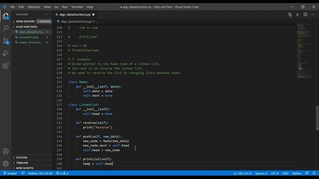 Reverse a Linked List in Python смотреть онлайн