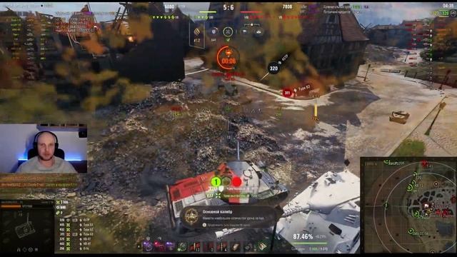 Škoda T 56-----7300 урона#worldoftanks #миртанков #wot смотреть онлайн