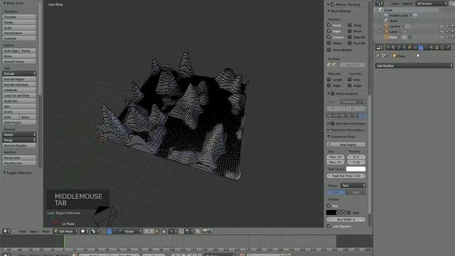 Quick Voxelized (Minecraft Style) Data Visualization in Blender/Cycles How-To/Tutorial смотреть онлайн