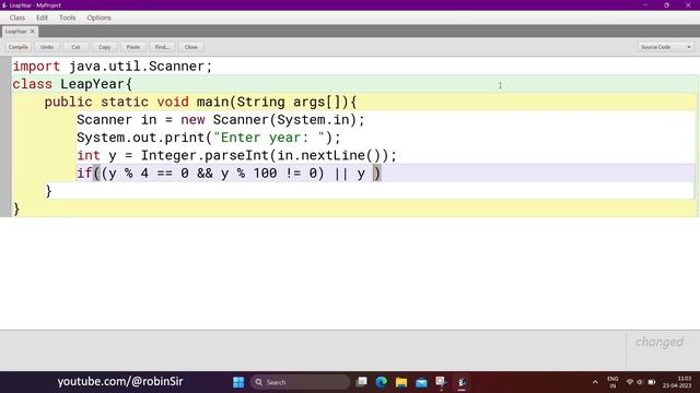 Leap Year Program in Java смотреть онлайн