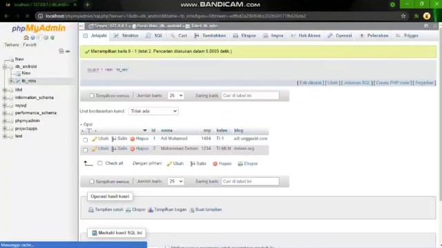 CRUD Android Studio dengan MYSQL dan PHP смотреть онлайн
