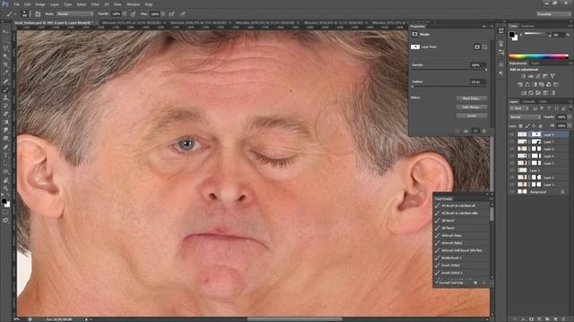 David Vercher Photoshop Creating 3D head diffuse map photos смотреть онлайн