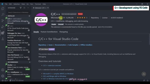 How to Setup GCC for C/C++ Development using Visual Studio Code Editor in Windows | Tamil смотреть онлайн