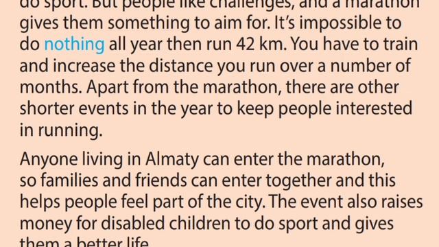 English plus 6 page 64 My Country●Almaty marathon. смотреть онлайн