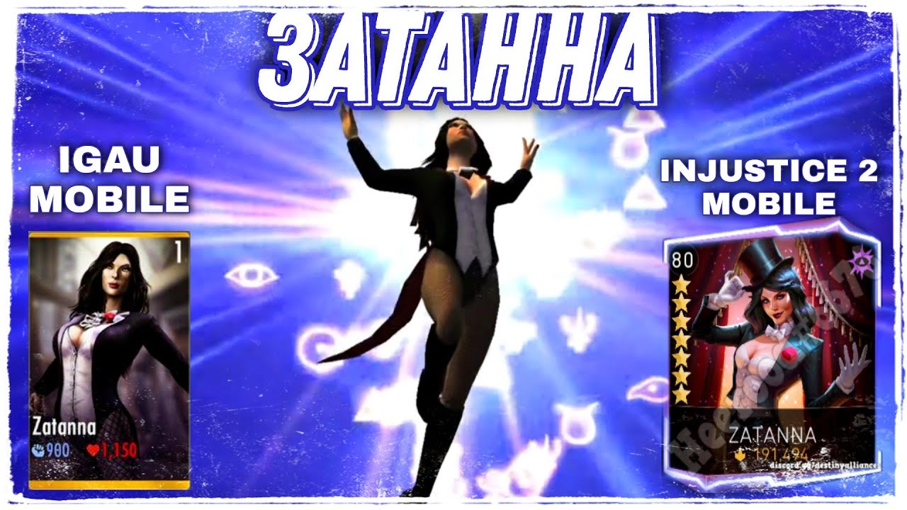 Затанна Обзор Персонажа Инджастис Мобайл