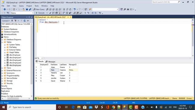 SQL Interview - Employee Manager Hierarchy - Self Join #sqlinterviewquestions смотреть онлайн